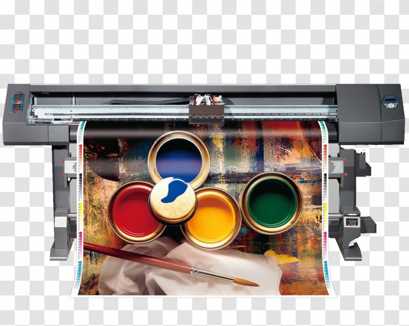 Wide-format Printer Offset Printing Business - Imprenta Transparent PNG