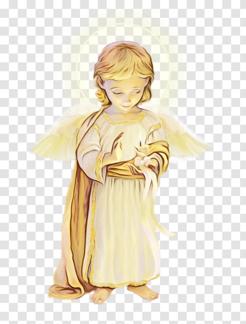Angel Cartoon - Flameless Candle - Child Smile Transparent PNG