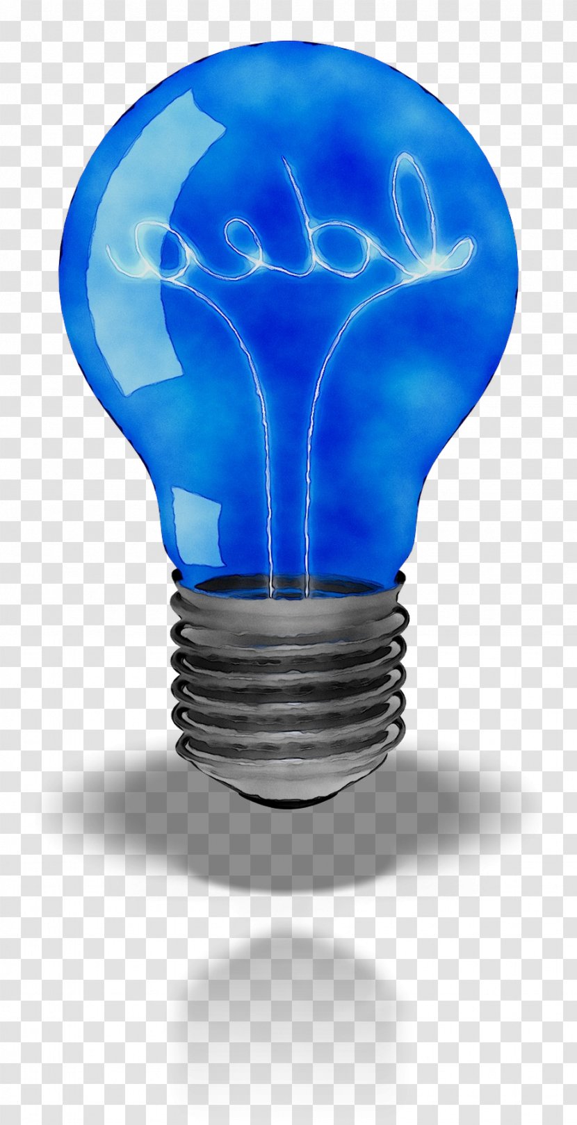 Incandescent Light Bulb Product Design Energy - Electric Blue Transparent PNG