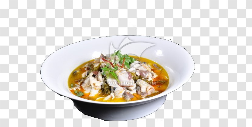 Thai Cuisine Tursu Canh Chua Fish - Delicate Pickled Transparent PNG