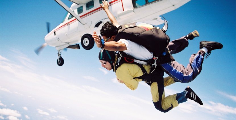 India Ocean Isle Beach Parachuting Tandem Skydiving Sport - Stunt Performer - Parachute Transparent PNG