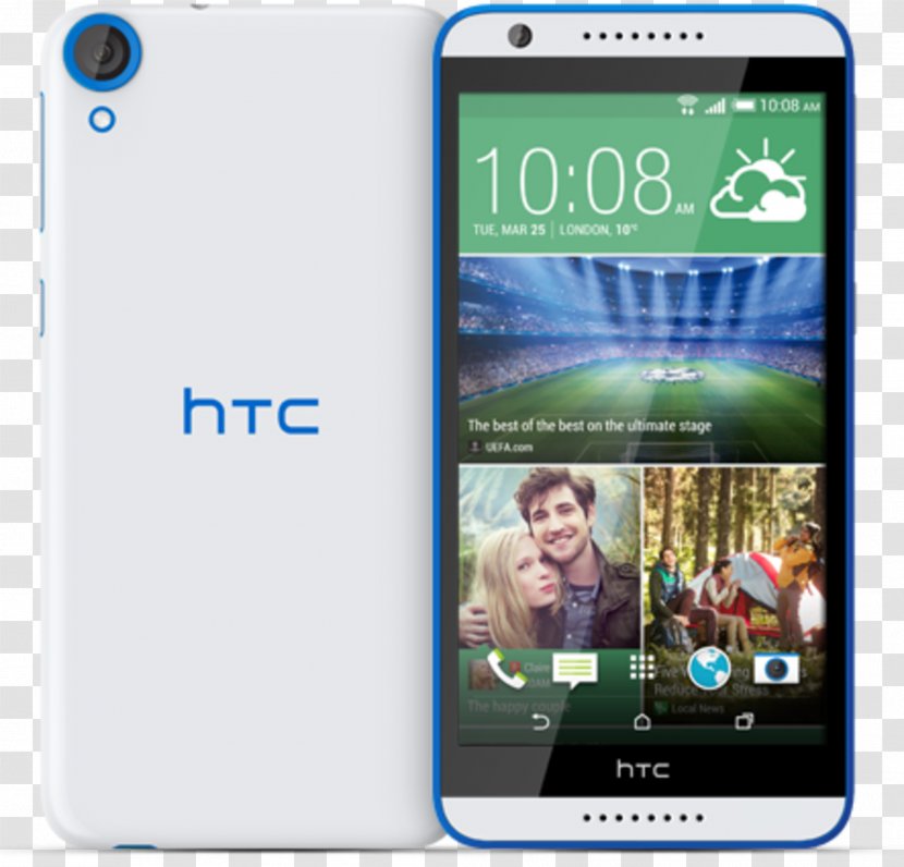 HTC Desire 820s Android Smartphone - Telephone Transparent PNG