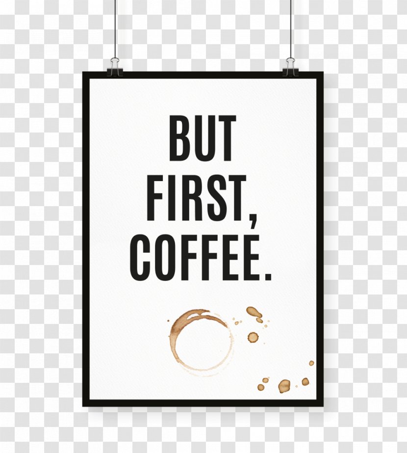 Coffee Text Idea Thought Font - Shop Poster Transparent PNG
