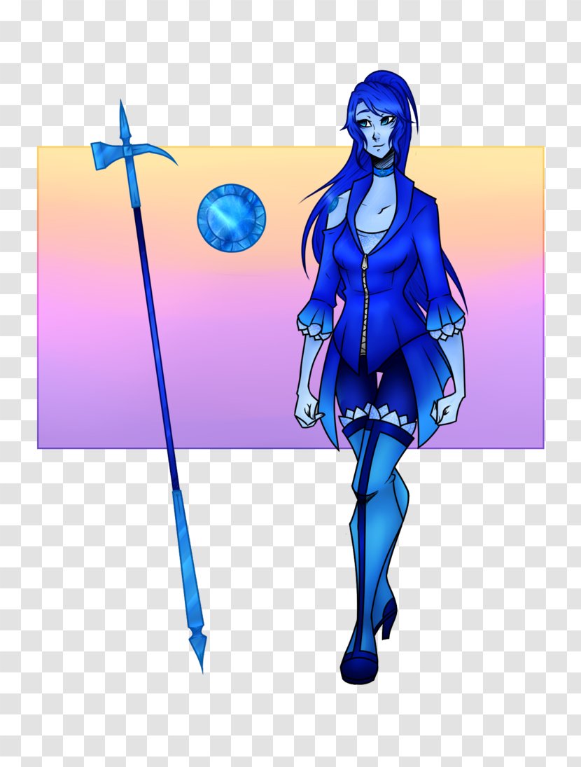 Cobalt Blue Cartoon Supervillain Superhero - Steven Universe Topaz Transparent PNG