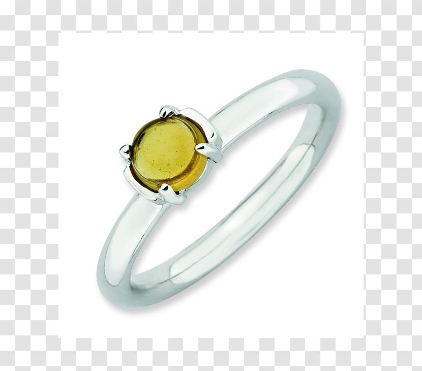 Ring Silver Gemstone Platinum - Sterling Transparent PNG