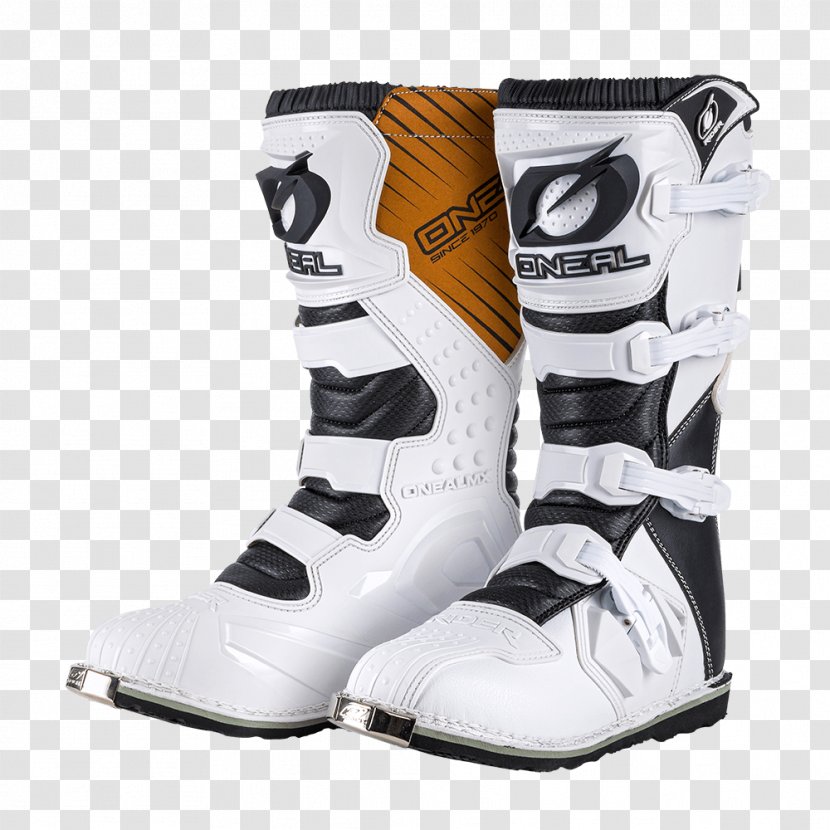 Motorcycle Boot White Motocross Transparent PNG