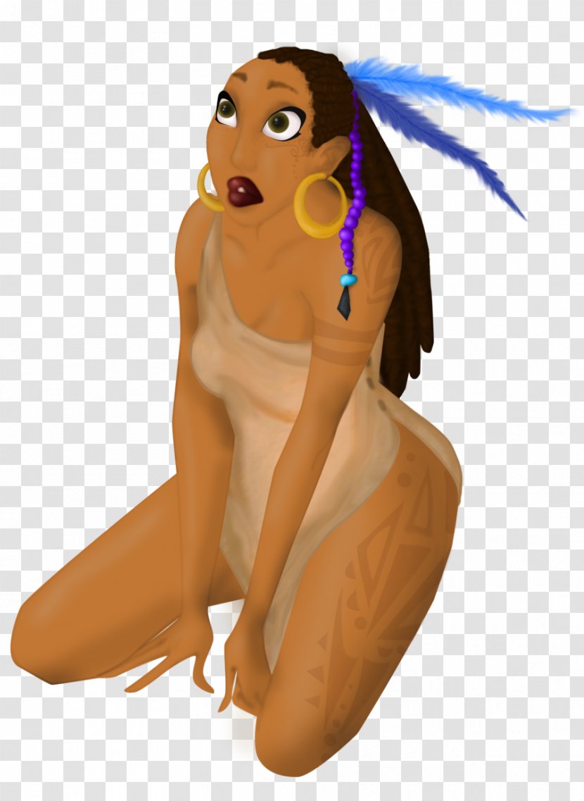 Cartoon Character Animal Finger - Indian Princess Transparent PNG
