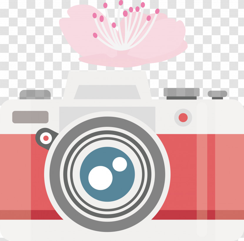 Camera Flower Transparent PNG