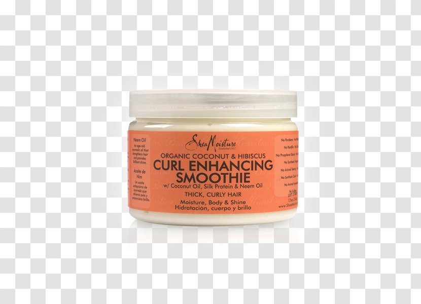 SheaMoisture Coconut & Hibiscus Curl Enhancing Smoothie Shea Moisture Curling Gel Soufflé Hair Care Styling Products - Frizzy Ringlet Curls Transparent PNG