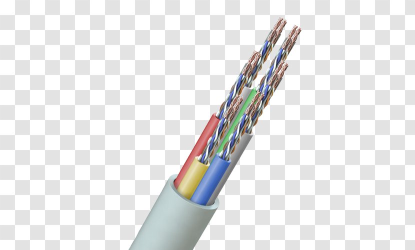 Electrical Cable Category 6 Twisted Pair Câble Catégorie 6a 5 Transparent PNG