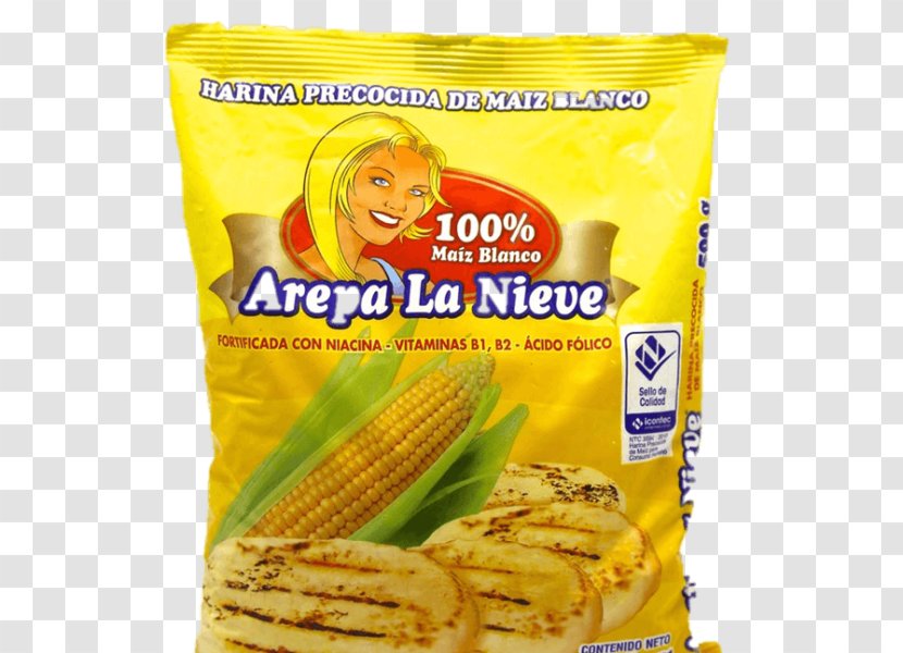 Arepa Flour Cornmeal Breakfast Cereal Maize - Junk Food Transparent PNG