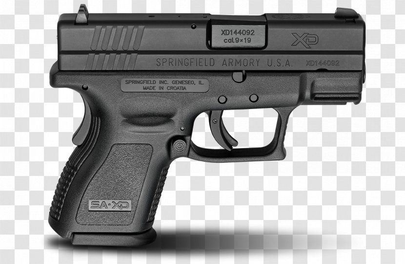 Springfield Armory Subcompact Car HS2000 9×19mm Parabellum Firearm - Pistol - Handgun Transparent PNG