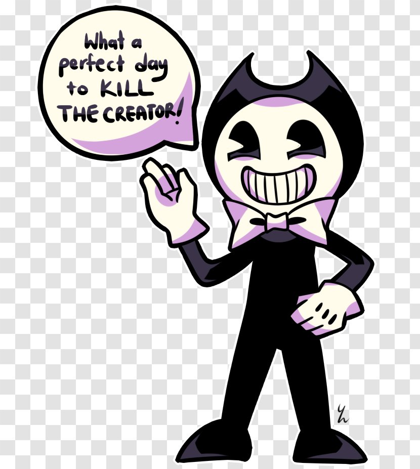Bendy And The Ink Machine Video Game Drawing - Flower - Face Transparent PNG