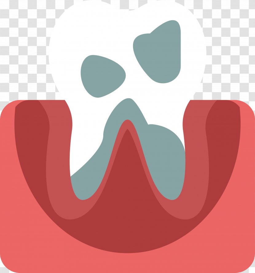 Tooth Decay Euclidean Vector Smile - Flower - Broken Teeth Transparent PNG