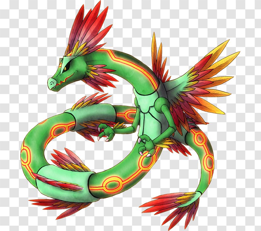 Dragon Rayquaza Quetzalcoatl Mesoamerica Feathered Serpent - Silhouette Transparent PNG