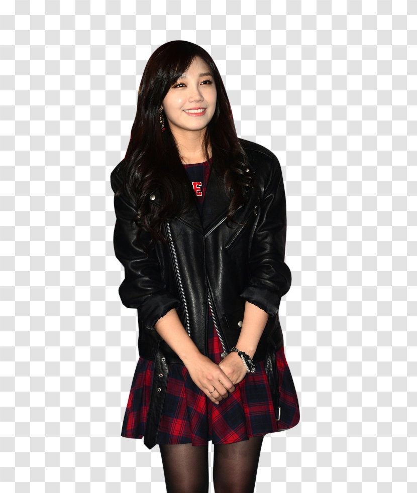 Jung Eun-ji Leather Jacket Model Fashion Apink Transparent PNG