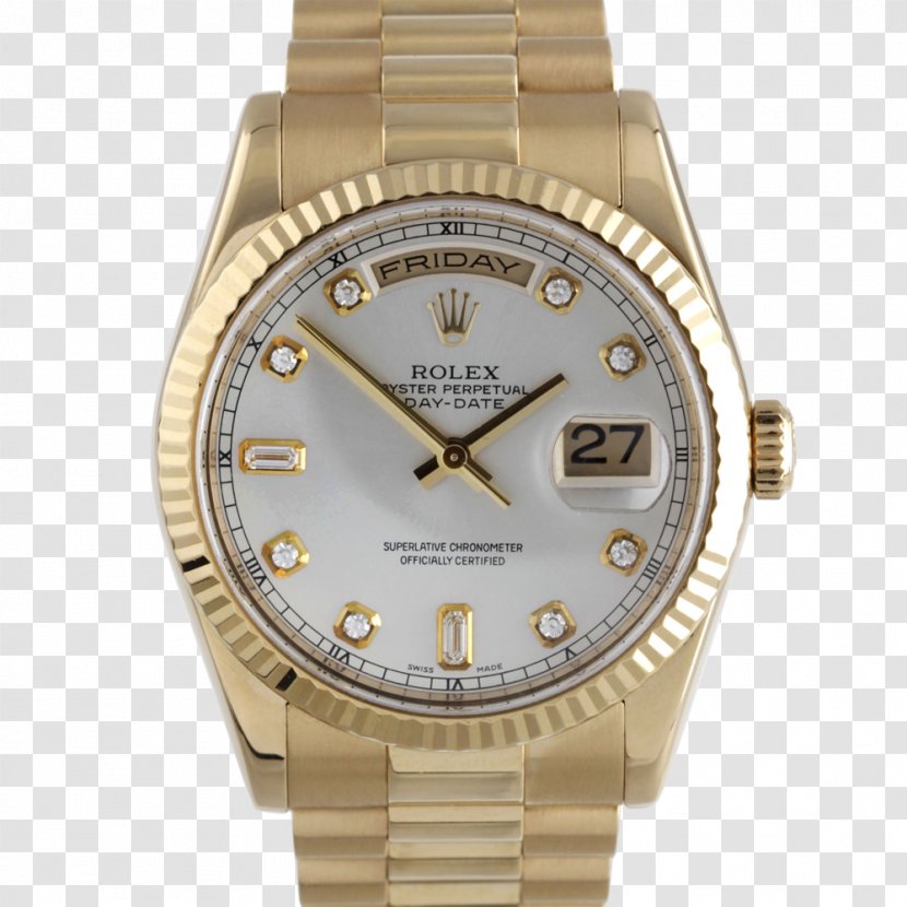 Rolex Datejust Watch Platinum Gold Transparent PNG