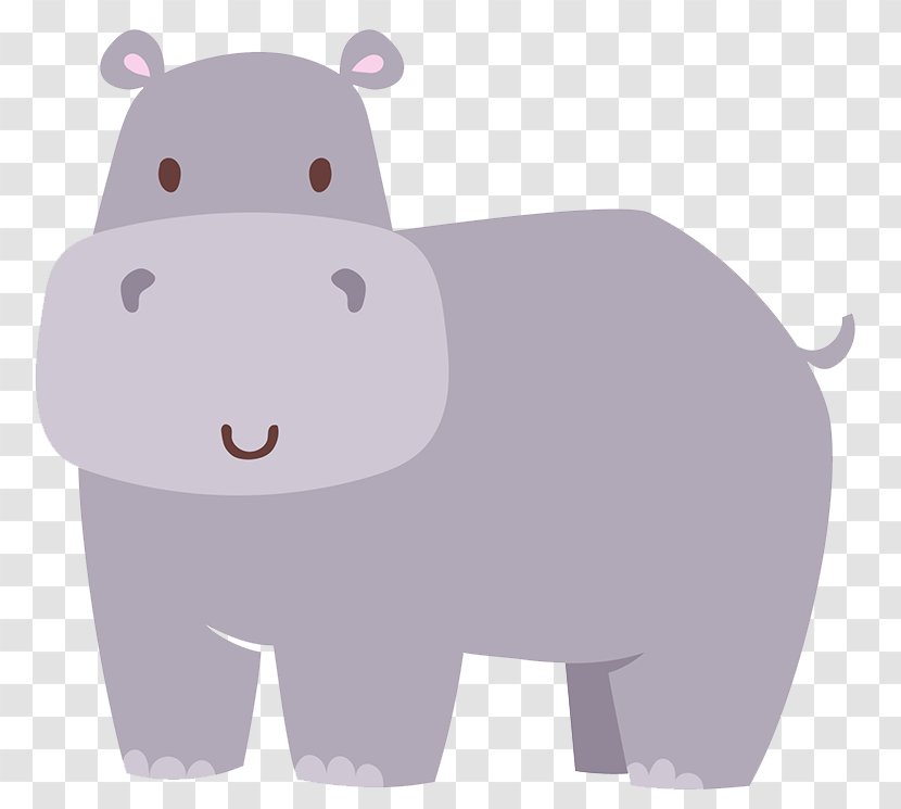 Hippopotamus Rhinoceros Royalty-free - Royaltyfree - Child Transparent PNG