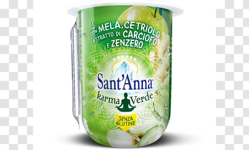 Acqua Sant'Anna Lemon-lime Drink Vegetarian Cuisine Mineral Water - Lemonlime Transparent PNG