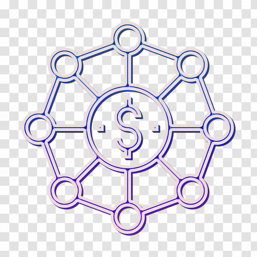 Financial Technology Icon Blockchain Icon Transparent PNG