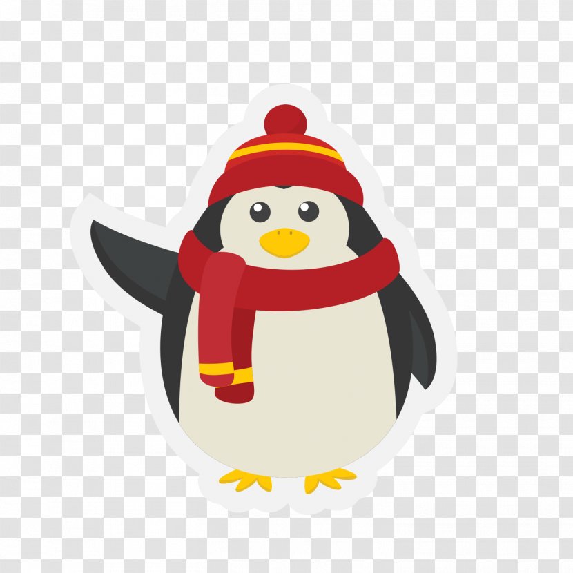 Christmas Cartoon Penguin Transparent PNG