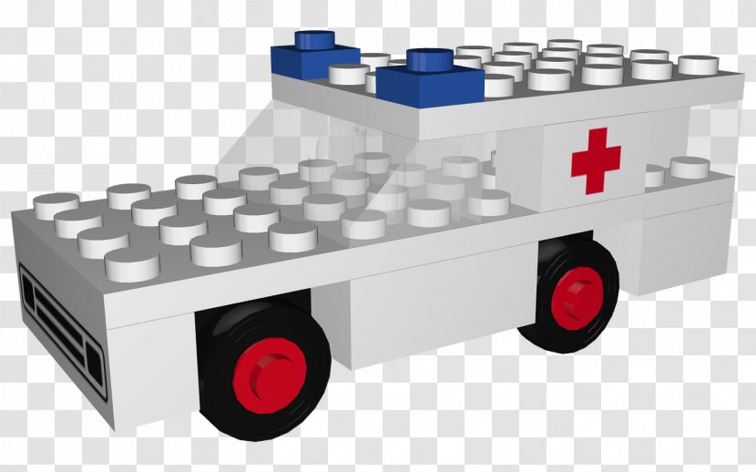 Toy LEGO Vehicle - Ambulance Transparent PNG