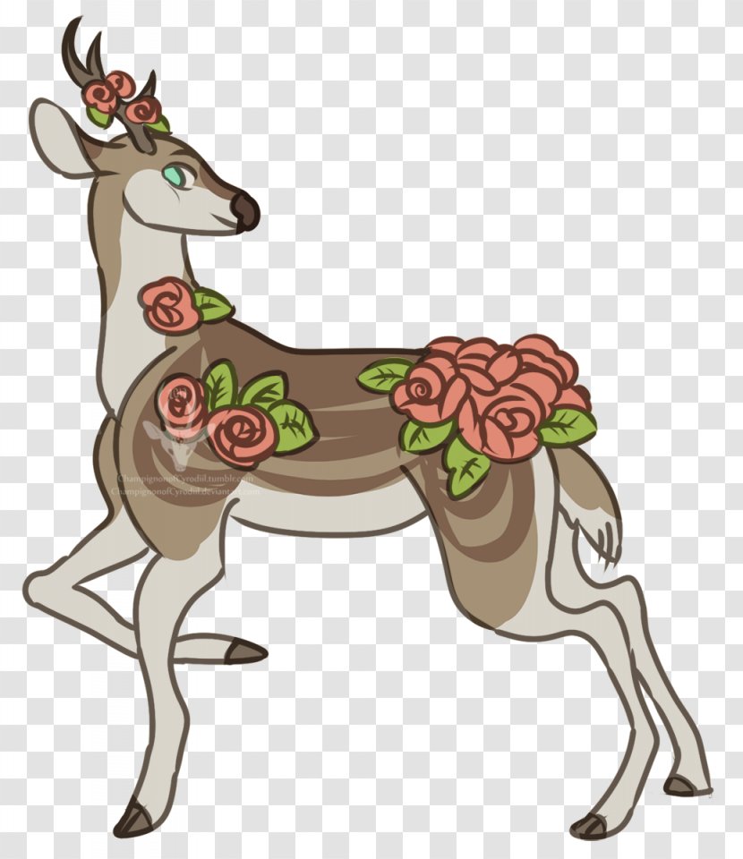 Reindeer Horse Mammal Clip Art Pack Animal - Deer Transparent PNG