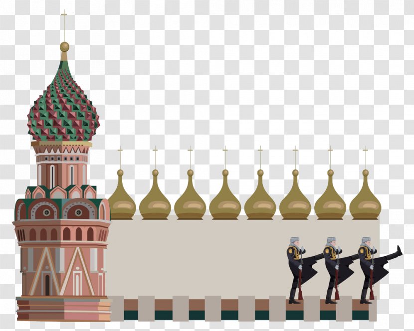 Russia Euclidean Vector Illustration - Drawing - Assumption Cathedral Material Transparent PNG