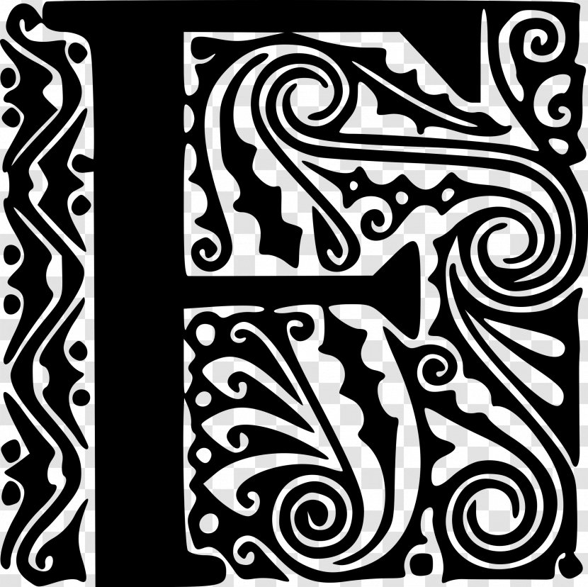 Graphic Design Clip Art - Letter Gothic Alphabet ArtM Transparent PNG