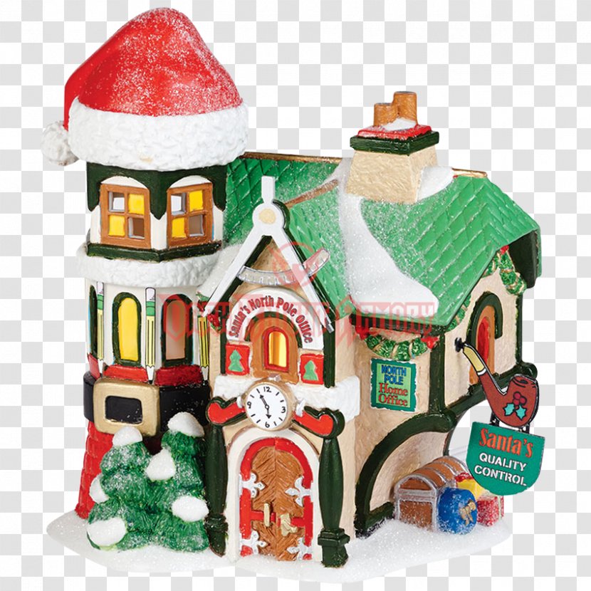 Santa Claus Santa's Workshop, North Pole, NY Rudolph Gingerbread House - Christmas - Pole Transparent PNG