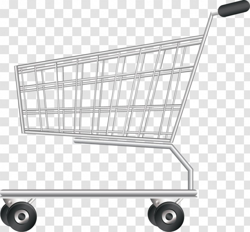 Shopping Cart Euclidean Vector - Supermarket Transparent PNG