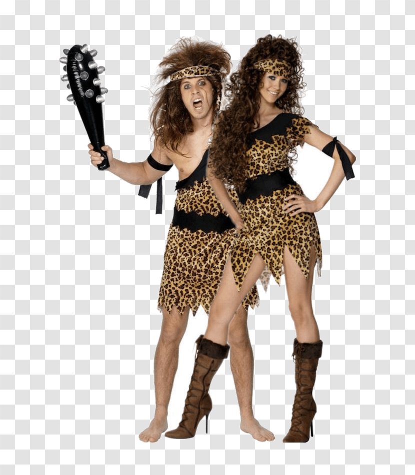 Cro-Magnon Caveman Disguise Homme Préhistorique Costume - Jacket - Suit Transparent PNG