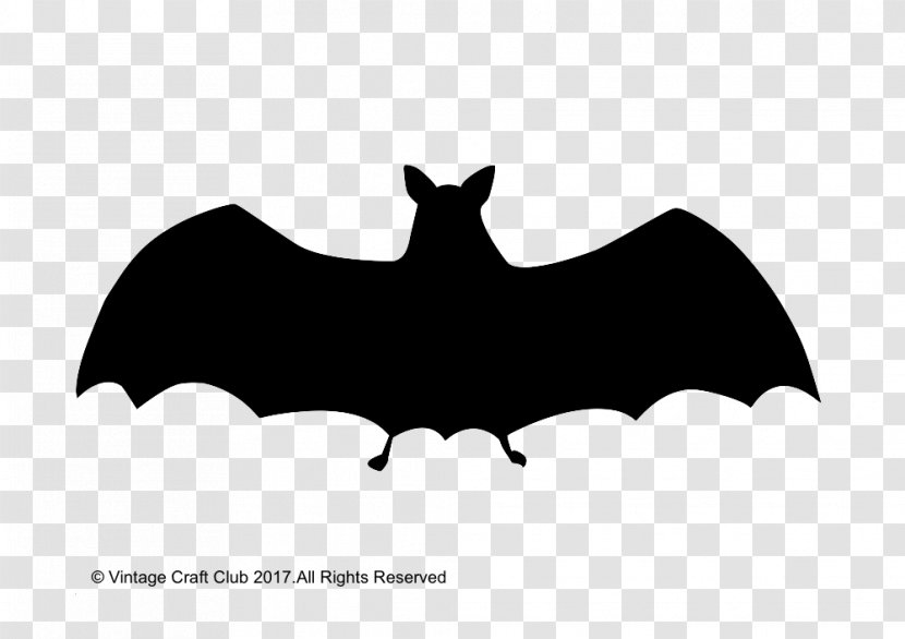 Bat Craft Logo Halloween Label - Mammal - My First Transparent PNG