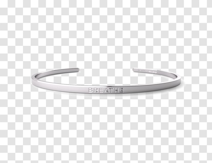 The Mindful Company Gratitude Bangle Love Courage - Klondike Silver Corp Transparent PNG