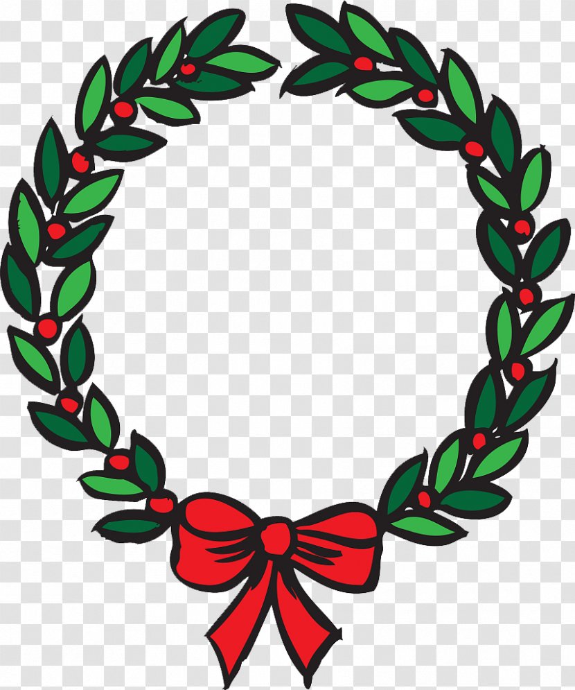 Wreath Christmas Photography Clip Art - Common Holly - Lovely Leaf Ring Transparent PNG