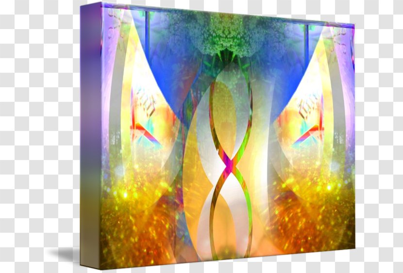 Modern Art Acrylic Paint Glass Desktop Wallpaper Transparent PNG