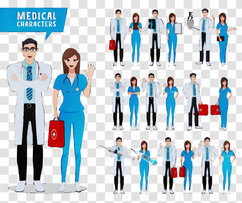 People Standing Team Workwear Recruiter - Paint - Logo Uniform Transparent PNG