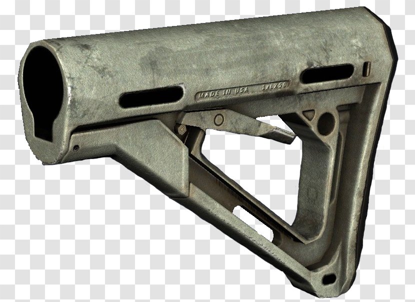 Trigger Firearm M4 Carbine Stock - Gun Barrel Transparent PNG