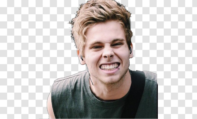 Luke Hemmings 5 Seconds Of Summer Youngblood English - Facial Expression Transparent PNG
