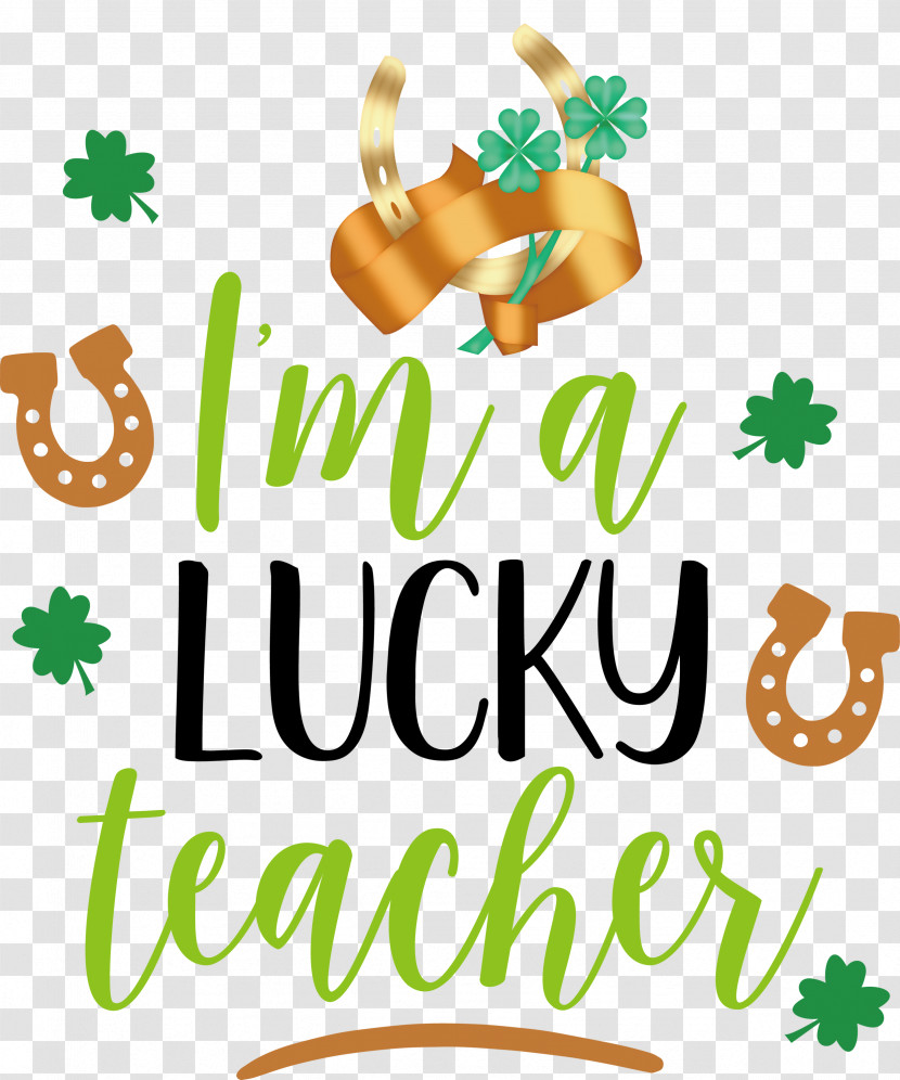 Lucky Teacher Saint Patrick Patricks Day Transparent PNG