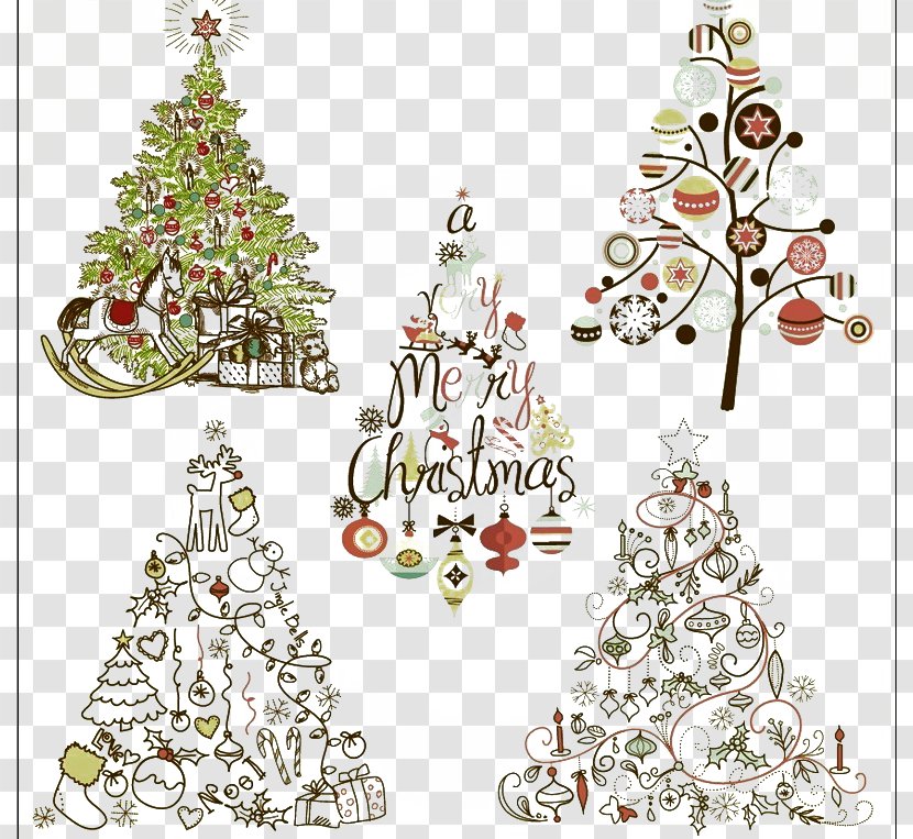 Santa Claus Christmas Tree Ornament Clip Art - Decoration - Elegant Icon Transparent PNG