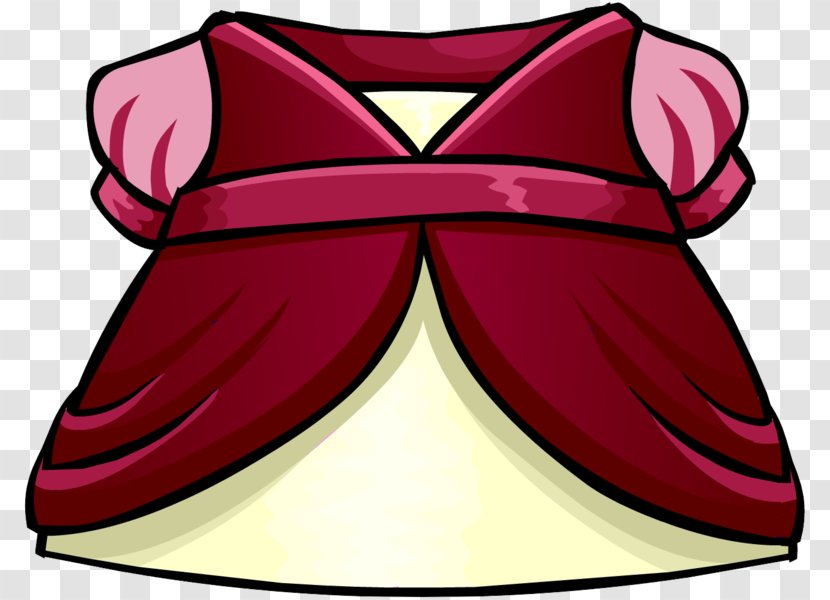 Club Penguin Dress Clothing Red Princess Line - Fictional Character Transparent PNG