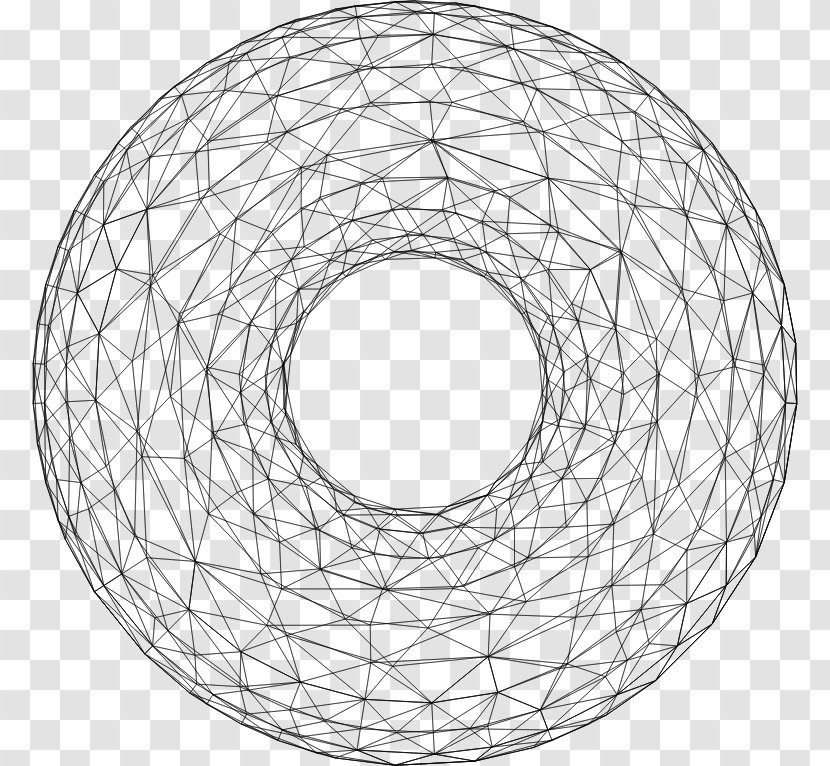 Donuts Website Wireframe Circle Clip Art - Torus Transparent PNG