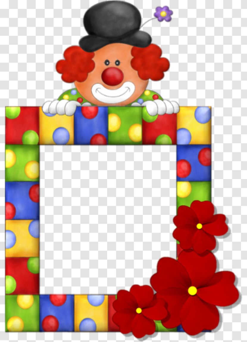 Clown Image Circus Picture Frames - Christmas Decoration Transparent PNG