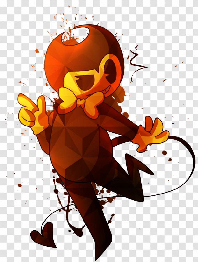 Bendy And The Ink Machine Drawing DeviantArt Illustration - Mythical Creature - Chapter 5 Transparent PNG