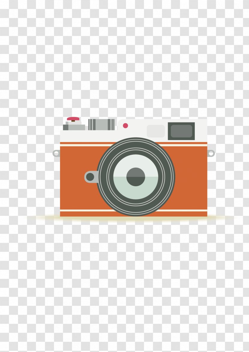 Camera Photography - Orange - Cartoon Red Transparent PNG