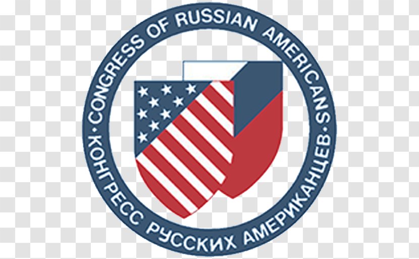 United States Of America Logo Congress Russian Americans Organization - Label - Language Transparent PNG
