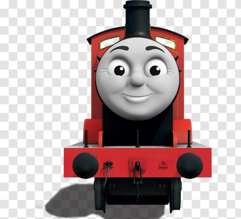 Thomas & Friends James The Red Engine Sodor Tank Locomotive - Toy Trains Train Sets Transparent PNG