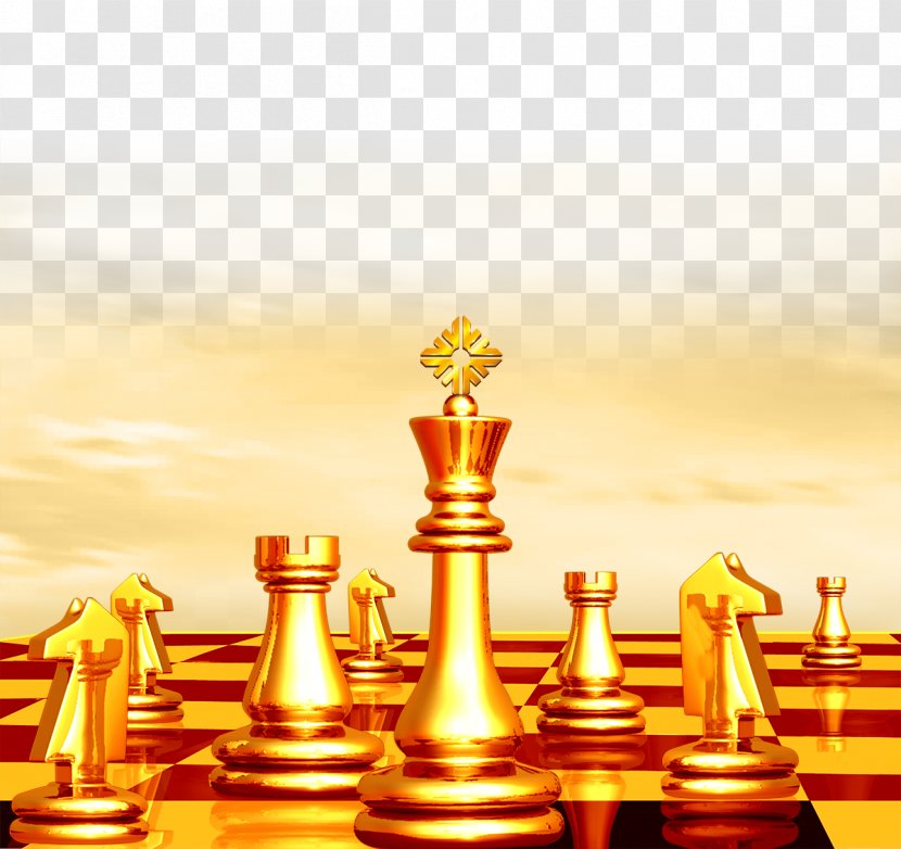 Chess Spotify - Golden Transparent PNG