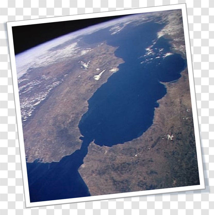 Strait Of Gibraltar Rock Mediterranean Sea Body Water - Landform Transparent PNG